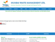 Tablet Screenshot of mumbaiwastemanagement.com